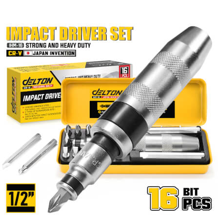 ชุดไขควงตอก DELTON รุ่น IHM-16 16 ชิ้น_7